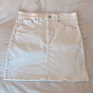 Denim Mercantile by JCrew skirt with raw hem